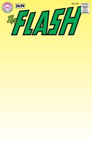 The FLASH #123 FACSIMILE EDITION CVR B BLANK CARD STOCK VAR