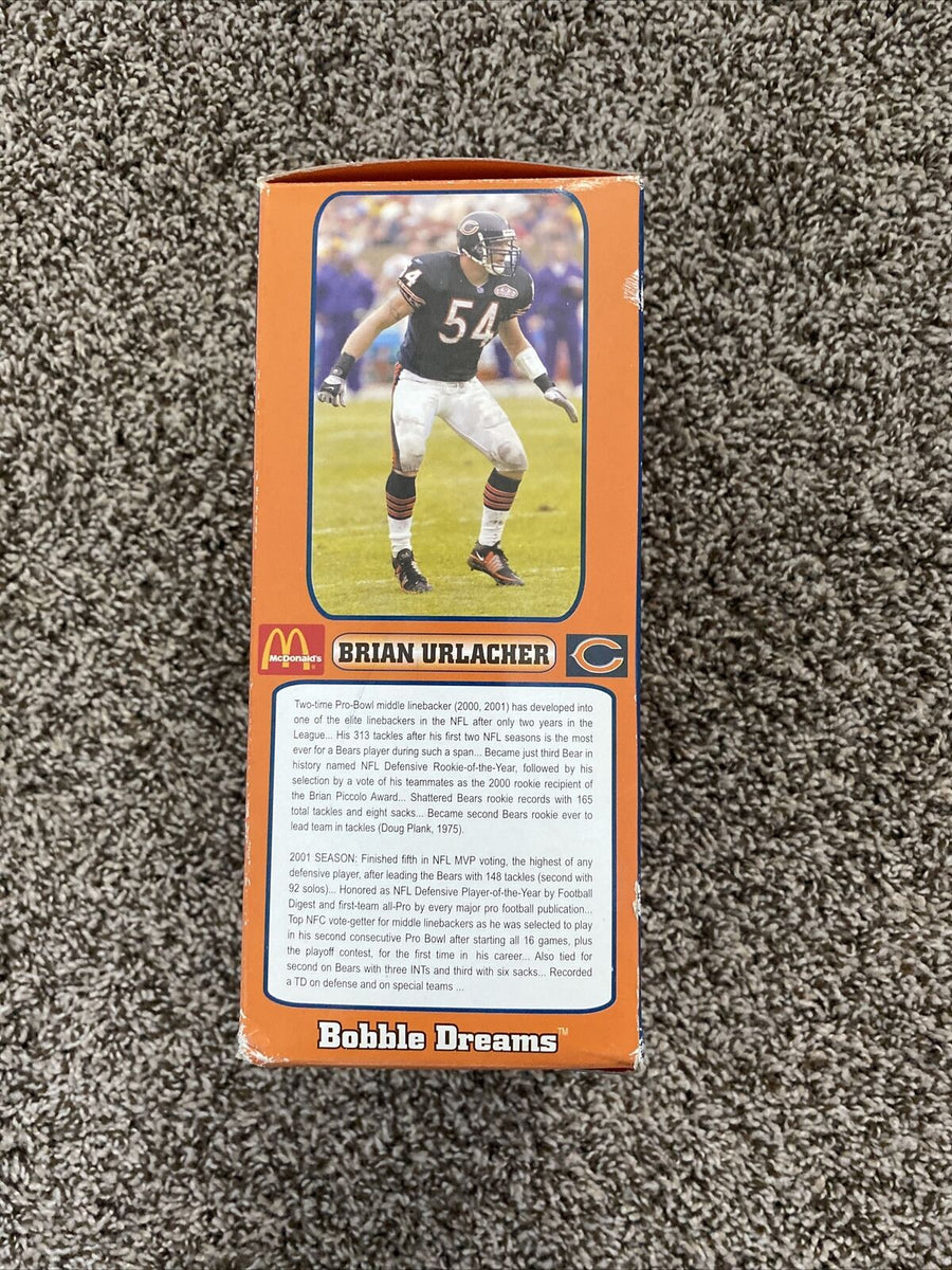 2001 PRO BOWL BRIAN URLACHER CHICAGO BEARS BOBBLEHEAD NFL