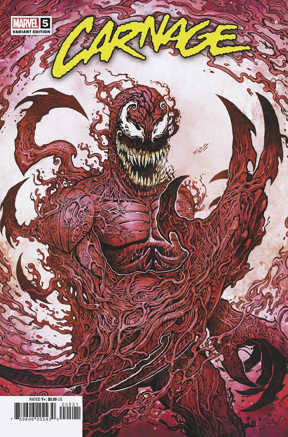 CARNAGE 5 WOLF VARIANT