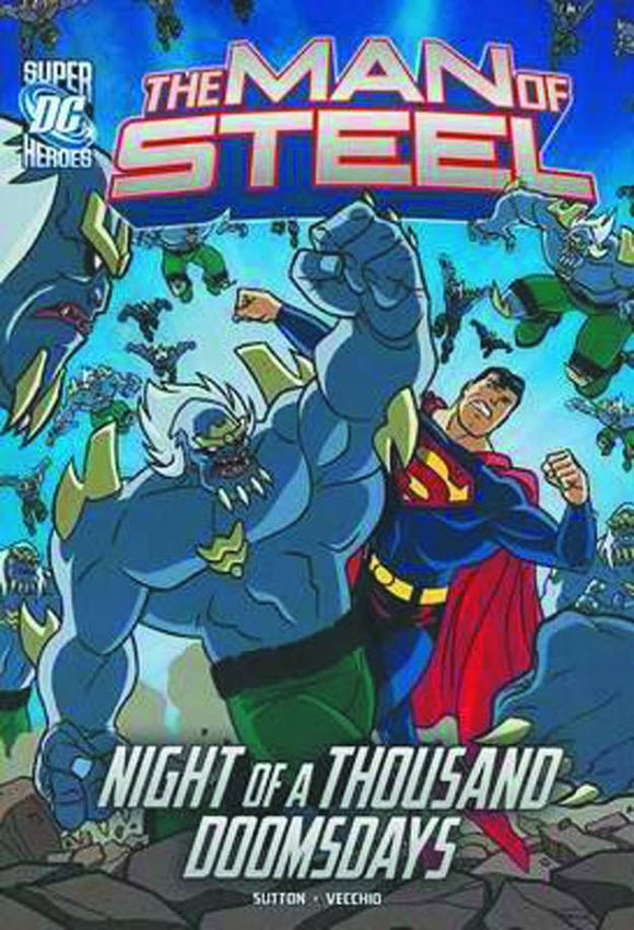 DC SUPER HEROES MAN OF STEEL YR TP SUPERMAN VS DOOMSDAY ARMY