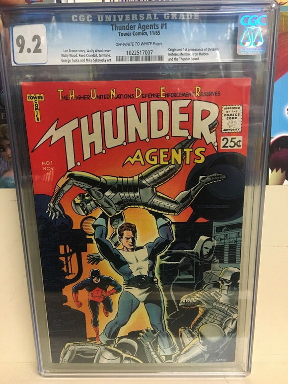 Thunder Agents #1 cgc 9.2 Free Shipping