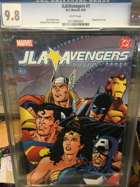 JLA Avengers #1 cgc 9.8 Sep 2003 White pages