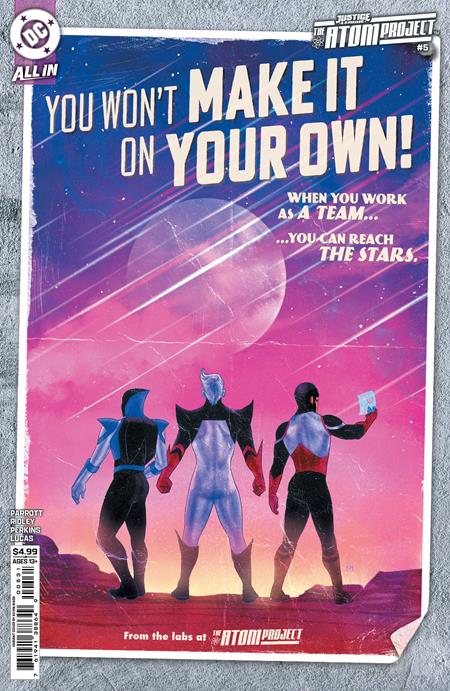 JUSTICE LEAGUE THE ATOM PROJECT #5 (OF 6) CVR C KEVIN WADA CARD STOCK VAR
