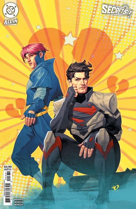 SECRET SIX #3 (OF 6) CVR B ARIEL OLIVETTI CARD STOCK VAR