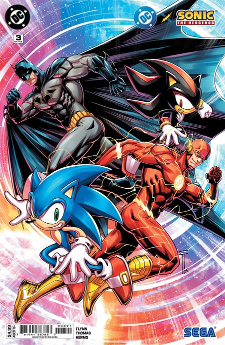 DC X SONIC THE HEDGEHOG #3 (OF 5) CVR B SERG ACUNA CARD STOCK VAR