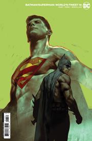BATMAN SUPERMAN WORLDS FINEST #16 CVR E INC 1:25 BEN OLIVER CARD STOCK VAR