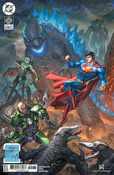 JUSTICE LEAGUE VS GODZILLA VS KONG 2 #1 (OF 7) CVR C ALAN QUAH CARD STOCK VAR