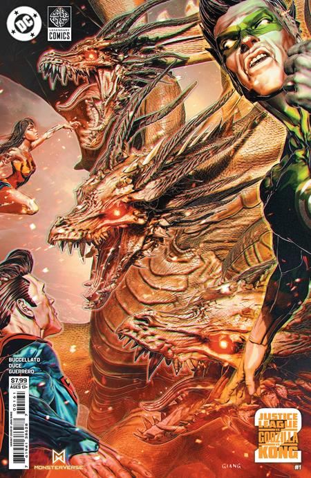 JUSTICE LEAGUE VS GODZILLA VS KONG 2 #1 (OF 7) CVR E JOHN GIANG FOIL VAR