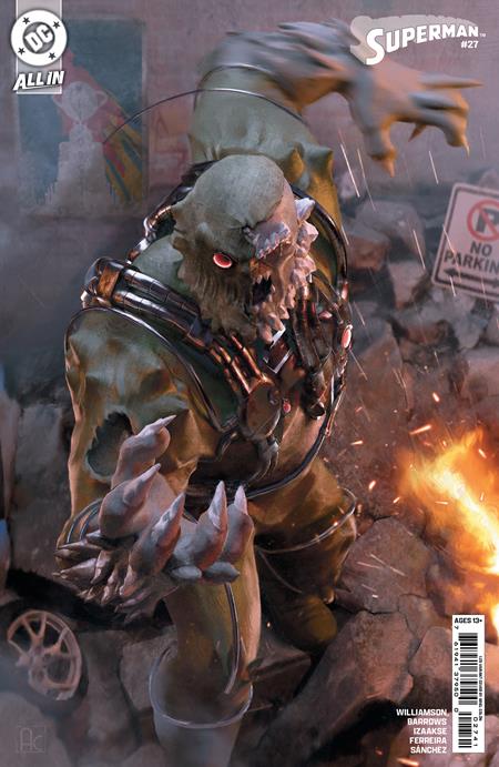 SUPERMAN #27 CVR H INC 1:25 ARIEL COLON CARD STOCK VAR