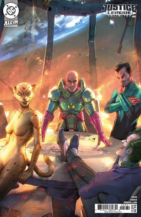 JUSTICE LEAGUE UNLIMITED #8 CVR C TIAGO DA SILVA CARD STOCK VAR (WE ARE YESTERDAY)