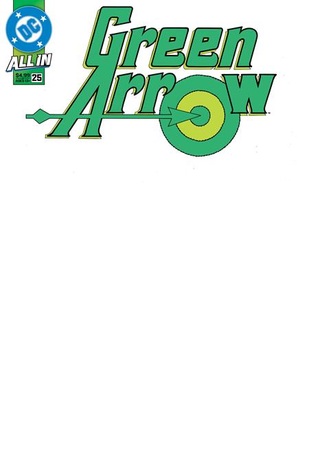 GREEN ARROW #25 CVR E BLANK CARD STOCK VAR