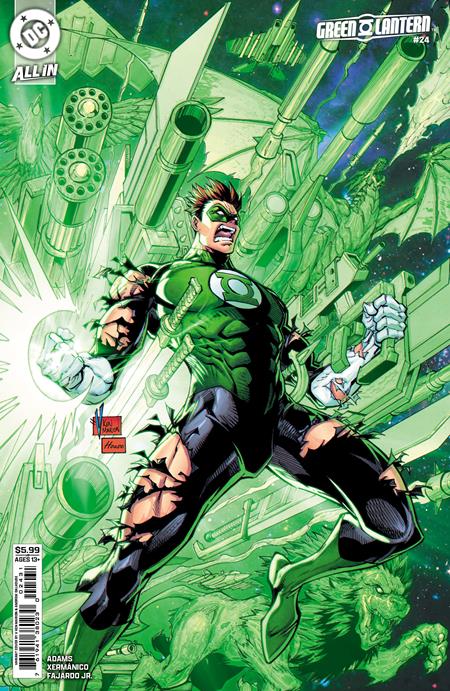 GREEN LANTERN #24 CVR C V KEN MARION CARD STOCK VAR