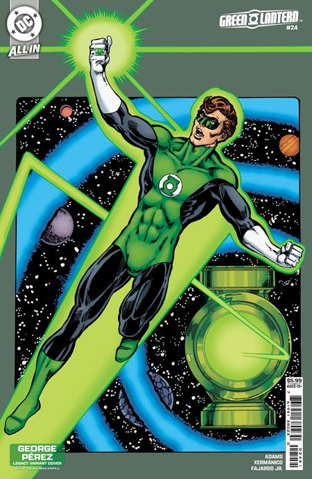 GREEN LANTERN #24 CVR D GEORGE PEREZ LEGACY CARD STOCK VAR
