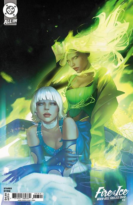 FIRE & ICE WHEN HELL FREEZES OVER #3 (OF 6) CVR B W SCOTT FORBES CARD STOCK VAR