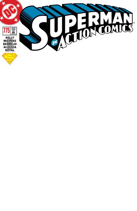 ACTION COMICS #775 FACSIMILE EDITION CVR D BLANK CARD STOCK VAR