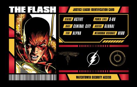 FLASH JUSTICE LEAGUE MEMBERSHIP CARD BUNDLES OF 25 (PAID) (NET)