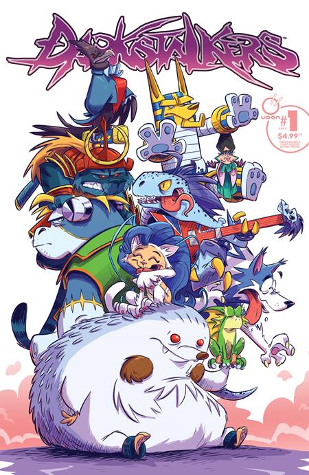 DARKSTALKERS X STREET FIGHTER BLOOD THRONE #1 (ONE SHOT) CVR C DAX GORDINE VAR  Previously FOC'd on 4/28/2025