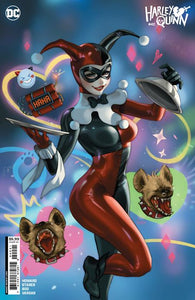 HARLEY QUINN #42 CVR B LESLEY LEIRIX LI CARD STOCK VAR