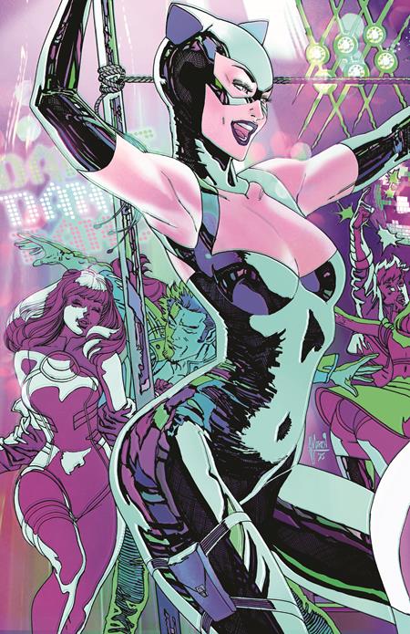 GOTHAM CITY SIRENS UNFIT FOR ORBIT #1 (OF 5) CVR D GUILLEM MARCH CONNECTING CARD STOCK VAR