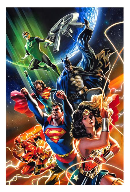 JUSTICE LEAGUE UNLIMITED #9 CVR B FELIPE MASSAFERA CARD STOCK VAR (WE ARE YESTERDAY)