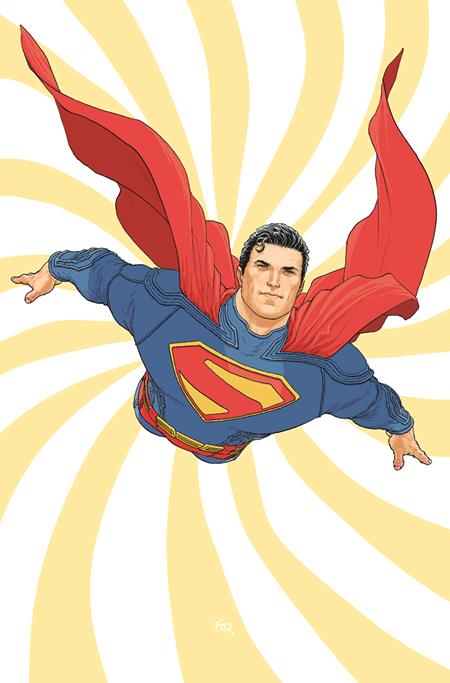 JUSTICE LEAGUE UNLIMITED #9 CVR F FRANK QUITELY SUPERMAN MOVIE CARD STOCK VAR (WE ARE YESTERDAY)