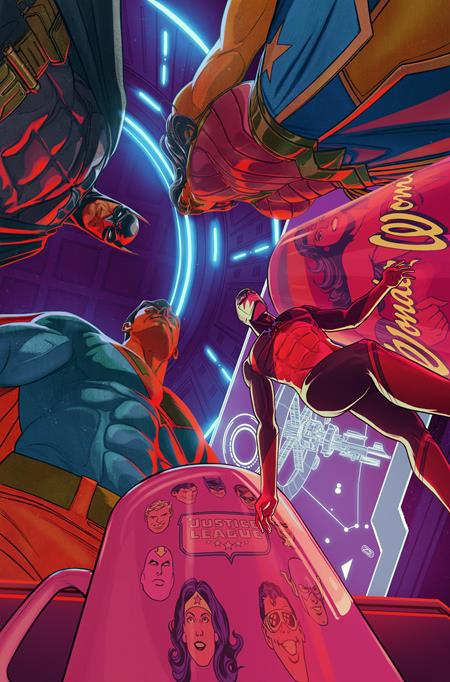 JUSTICE LEAGUE UNLIMITED #9 CVR G INC 1:25 NIMIT MALAVIA CARD STOCK VAR (WE ARE YESTERDAY)