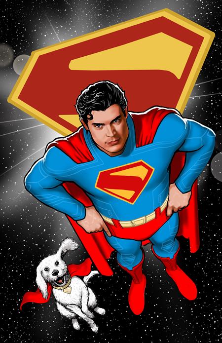 BATMAN SUPERMAN WORLDS FINEST #41 CVR D KEVIN MAGUIRE SUPERMAN MOVIE CARD STOCK VAR