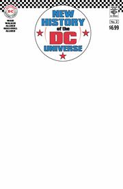 NEW HISTORY OF THE DC UNIVERSE #2 (OF 4) CVR F BLANK CARD STOCK VAR