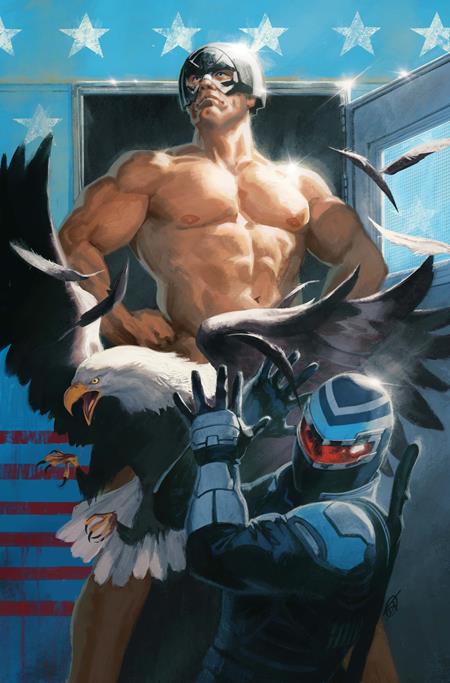 PEACEMAKER PRESENTS THE VIGILANTE EAGLY DOUBLE FEATURE #5 (OF 5) CVR B DAVID TALASKI CARD STOCK VAR (MR)