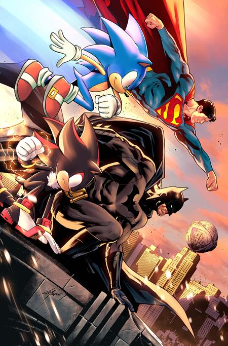 DC X SONIC THE HEDGEHOG #5 (OF 5) CVR B LUCAS MEYER CARD STOCK VAR