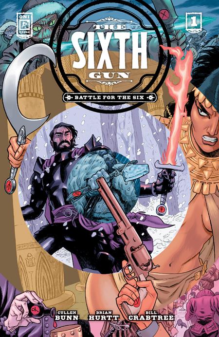 SIXTH GUN BATTLE FOR THE SIX #1 (OF 3) CVR A BRIAN HURTT