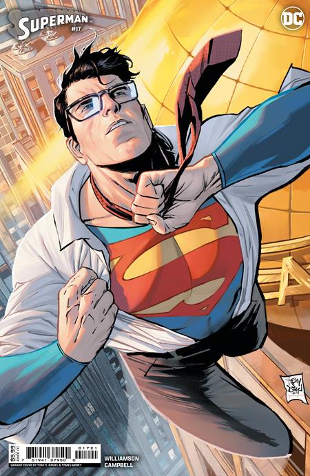 SUPERMAN #17 CVR B TONY S DANIEL CARD STOCK VAR (ABSOLUTE POWER)