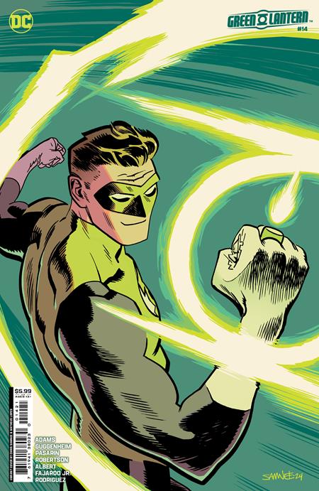 GREEN LANTERN #14 CVR B CHRIS SAMNEE CARD STOCK VAR (ABSOLUTE POWER)