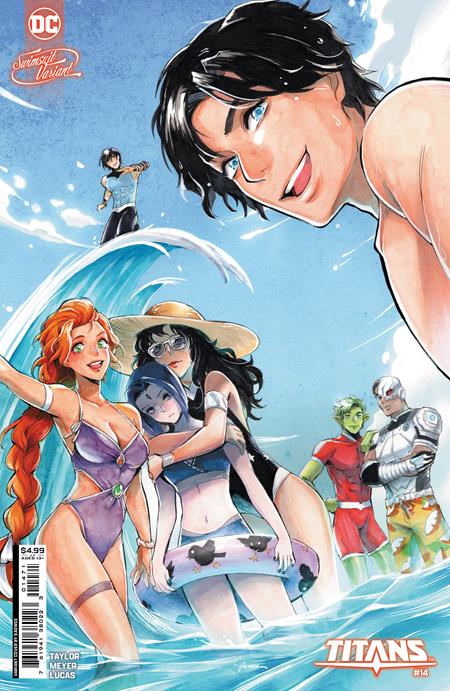 TITANS #14 CVR E SAOWEE SWIMSUIT CARD STOCK VAR