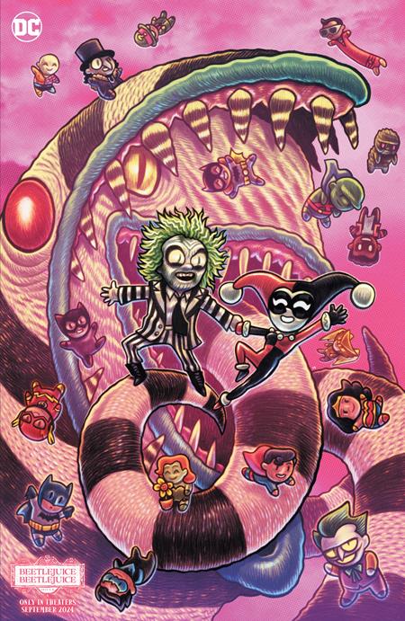 GOTHAM CITY SIRENS #2 (OF 4) CVR G DAN HIPP BEETLEJUICE CARD STOCK VAR