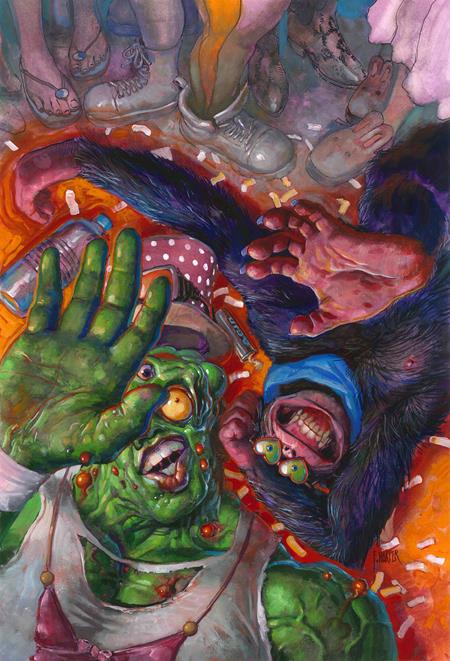 TOXIE TEAM UP #3 (OF 5) CVR C FRED HARPER EXCLUSIVE TRADING CARD BY GREG SCOTT VAR (MR)