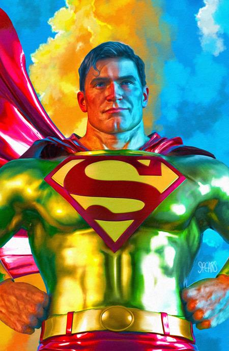 SUPERMAN UNLIMITED #4 CVR B MARK SPEARS CARD STOCK VAR