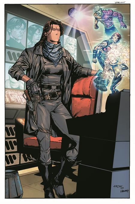 JUSTICE LEAGUE UNLIMITED #10 CVR F INC 1:25 MATTHEW CLARK CARD STOCK VAR