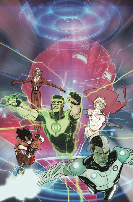 JUSTICE LEAGUE RED #1 (OF 6) CVR B CARMINE DI GIANDOMENICO CARD STOCK VAR