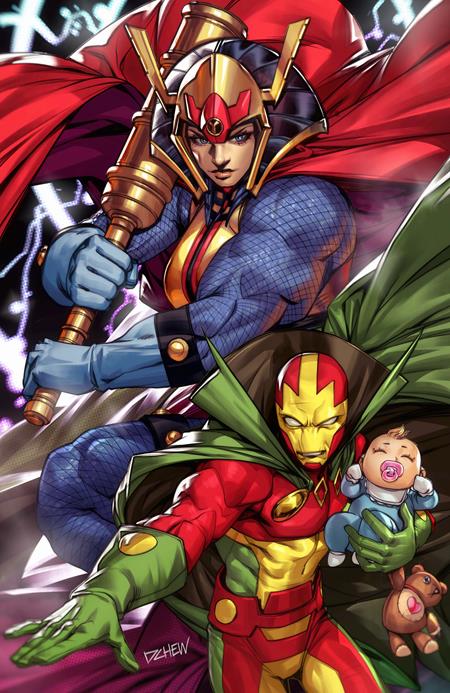 NEW GODS #9 (OF 12) CVR B DERRICK CHEW CARD STOCK VAR