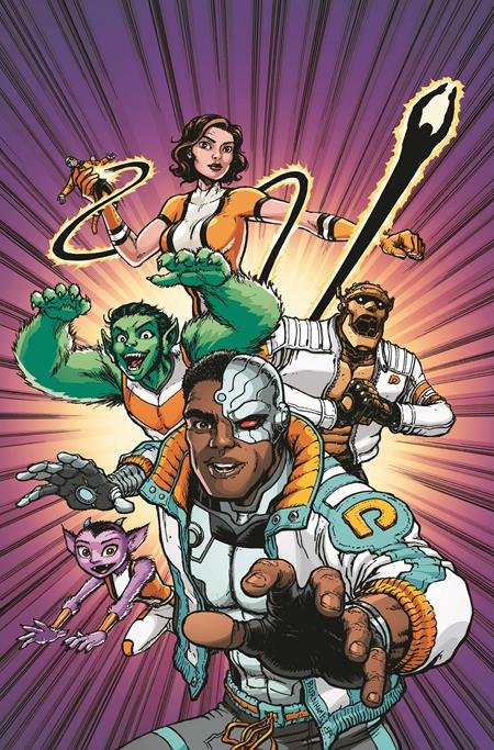 TITANS #26 CVR B CHRIS BURNHAM CARD STOCK VAR