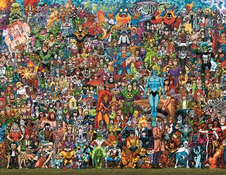 NEW HISTORY OF THE DC UNIVERSE #3 (OF 4) CVR D SCOTT KOBLISH LEGACY CARD STOCK VAR