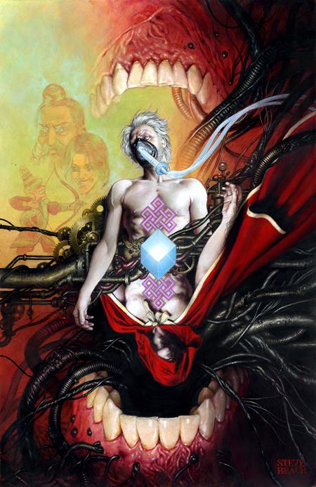 RESURRECTION MAN QUANTUM KARMA #5 (OF 6) CVR B STEVE BEACH CARD STOCK VAR (MR)