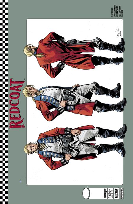 REDCOAT #14 CVR C BRYAN HITCH & BRAD ANDERSON DESIGN VAR