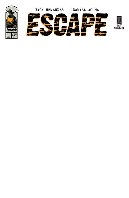 ESCAPE #1 CVR G BLANK SKETCH VAR