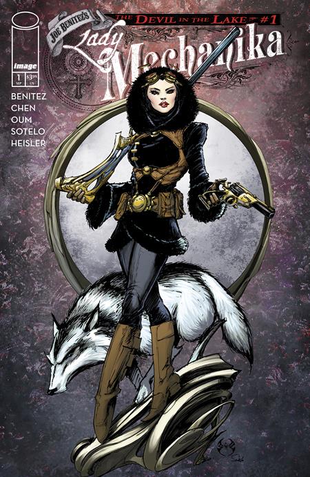 LADY MECHANIKA THE DEVIL IN THE LAKE #1 (OF 4) CVR A JOE BENITEZ