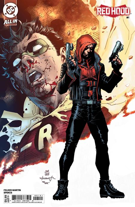 RED HOOD #1 CVR B JIM LEE CARD STOCK VAR (MR)