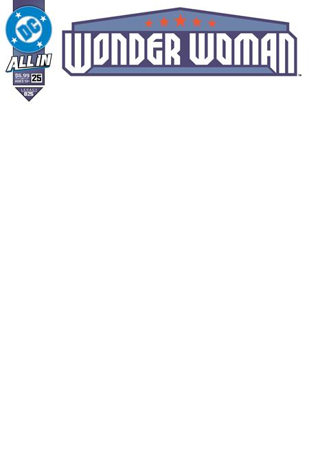 WONDER WOMAN #25 CVR F BLANK CARD STOCK VAR