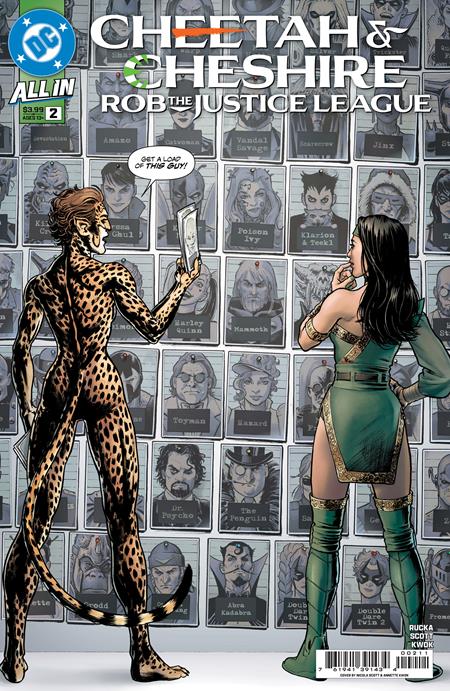 CHEETAH AND CHESHIRE ROB THE JUSTICE LEAGUE #2 (OF 6) CVR A NICOLA SCOTT