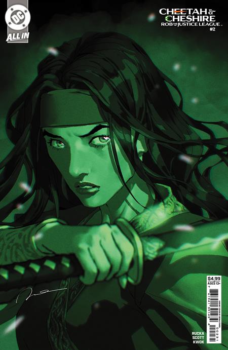CHEETAH AND CHESHIRE ROB THE JUSTICE LEAGUE #2 (OF 6) CVR B GERALD PAREL CARD STOCK VAR